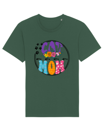 Cat Mom Bottle Green