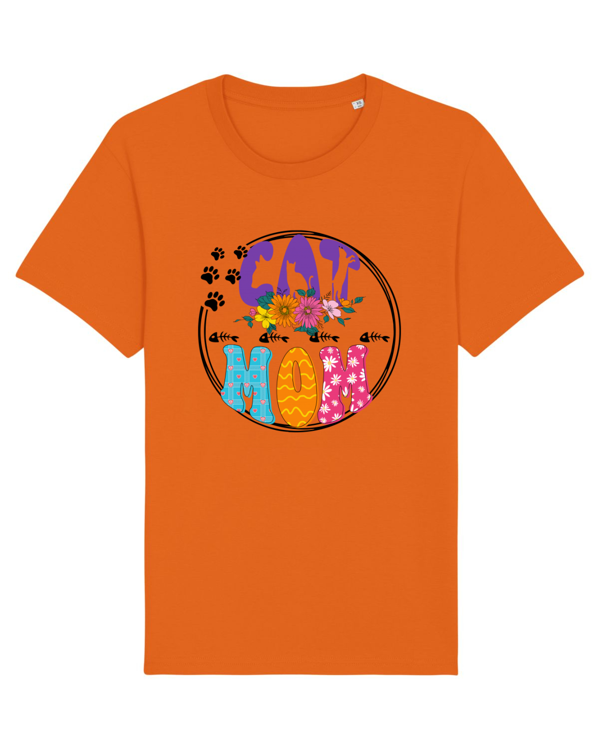 Tricou mânecă scurtă Unisex Rocker Bright Orange