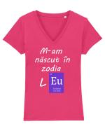 M-am născut în zodia Leu Tricou mânecă scurtă guler V Damă Evoker