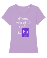 M-am născut în zodia Leu Tricou mânecă scurtă guler larg fitted Damă Expresser