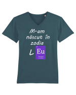 M-am născut în zodia Leu Tricou mânecă scurtă guler V Bărbat Presenter