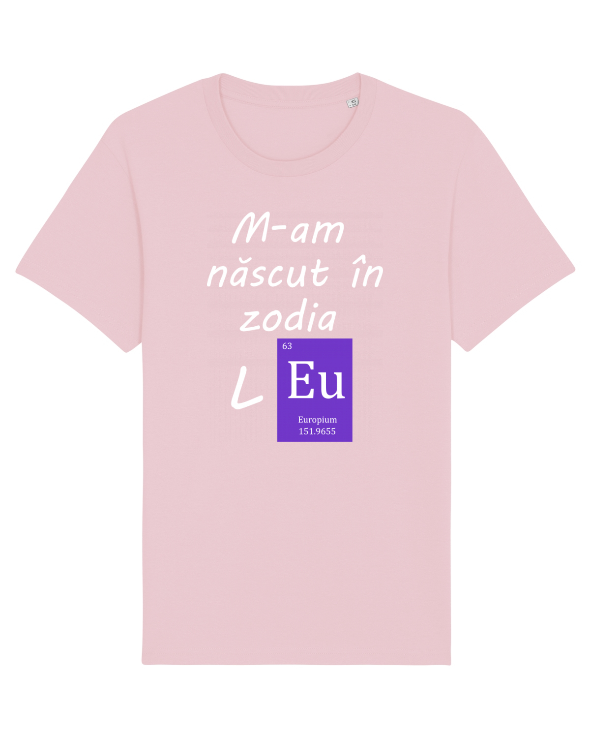 Tricou mânecă scurtă Unisex Rocker Cotton Pink