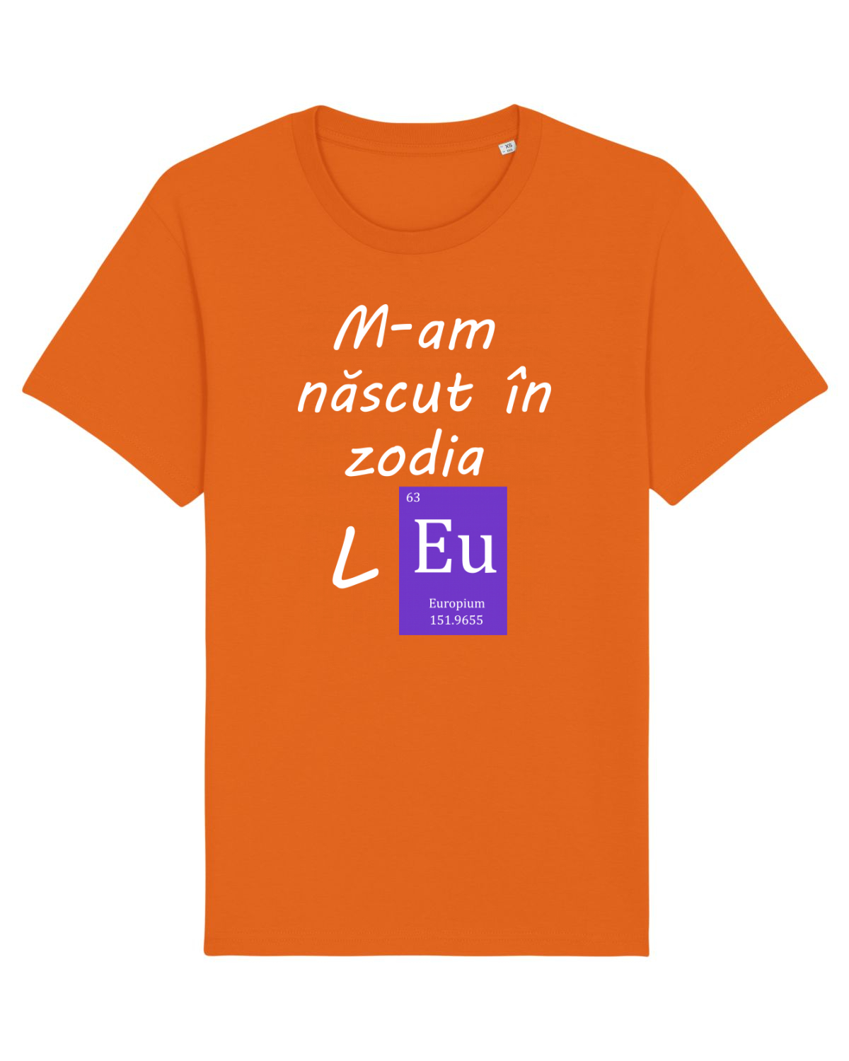 Tricou mânecă scurtă Unisex Rocker Bright Orange