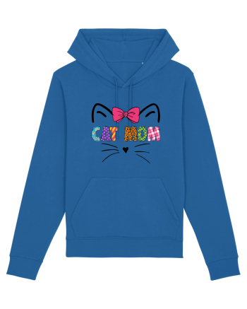 Cat Mom Royal Blue