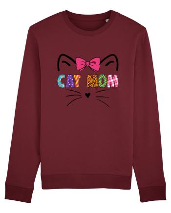 Cat Mom Burgundy