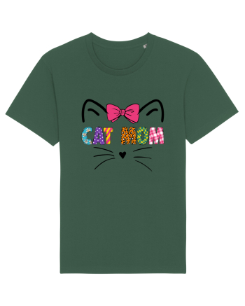 Cat Mom Bottle Green