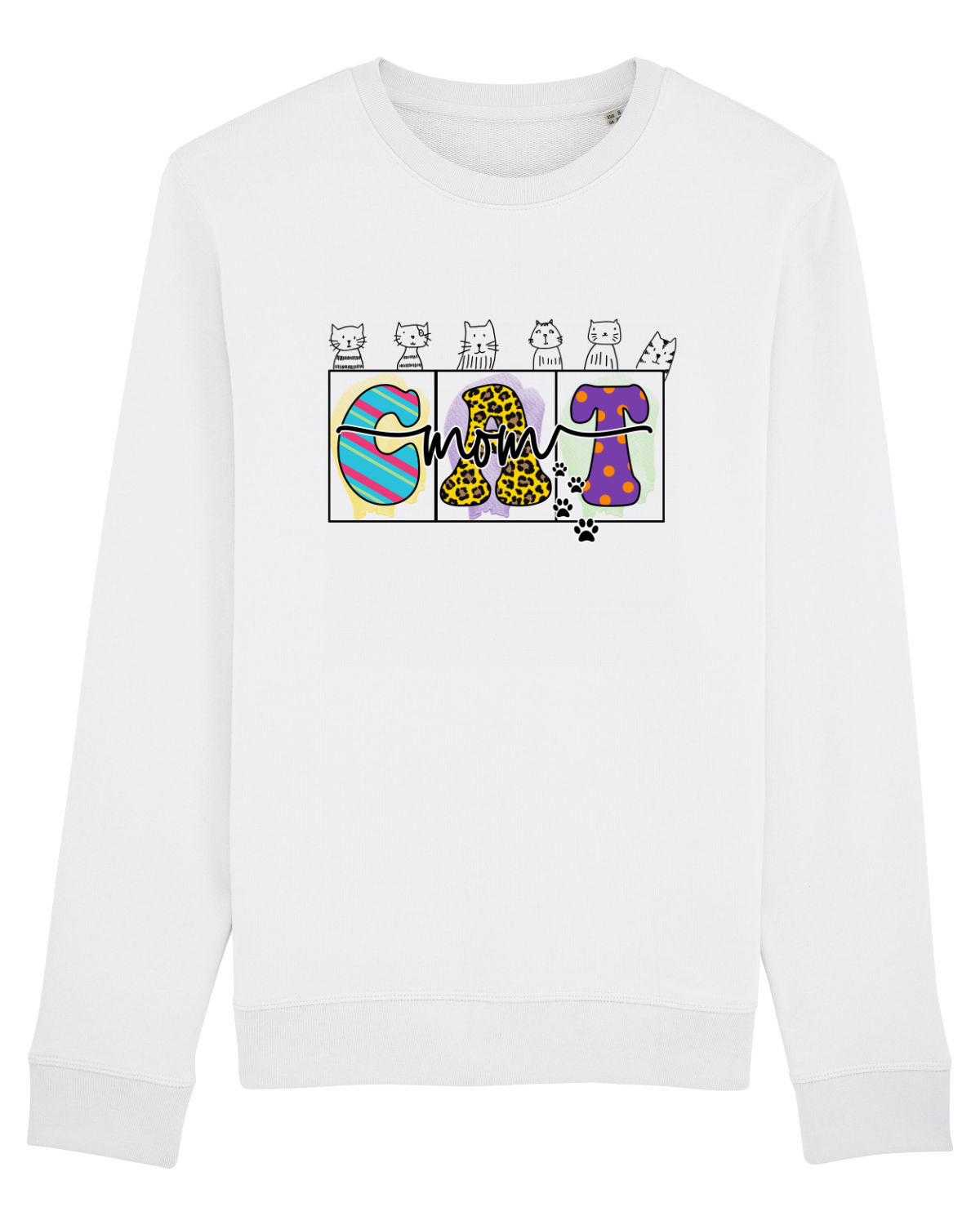 Bluză mânecă lungă Unisex Rise White
