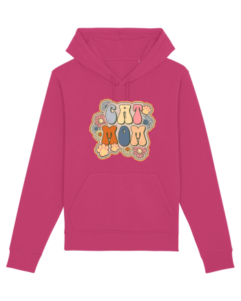 Cat Mom Hippie Raspberry