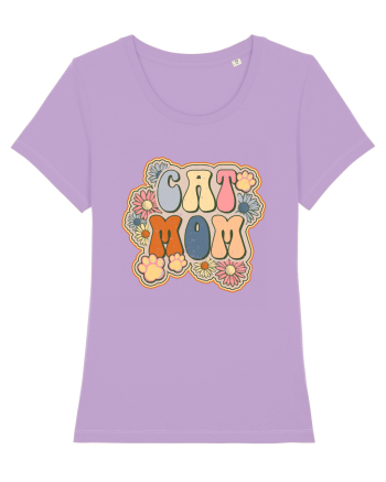 Cat Mom Hippie Lavender Dawn
