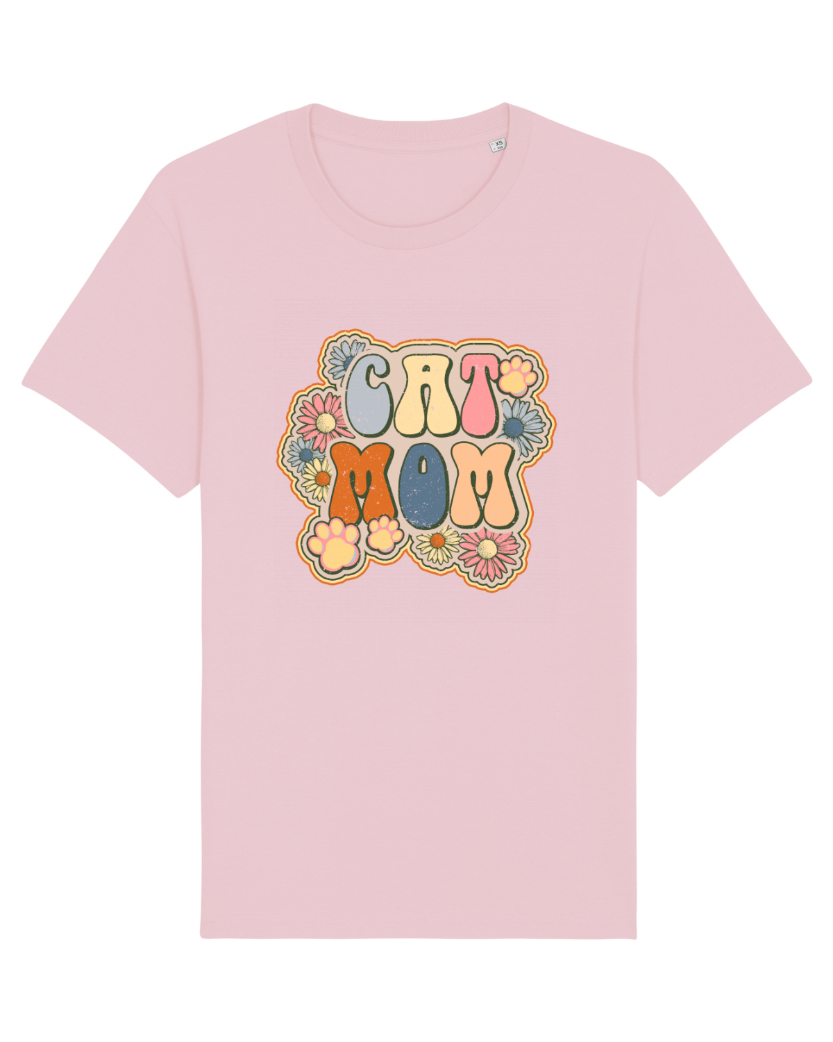 Tricou mânecă scurtă Unisex Rocker Cotton Pink