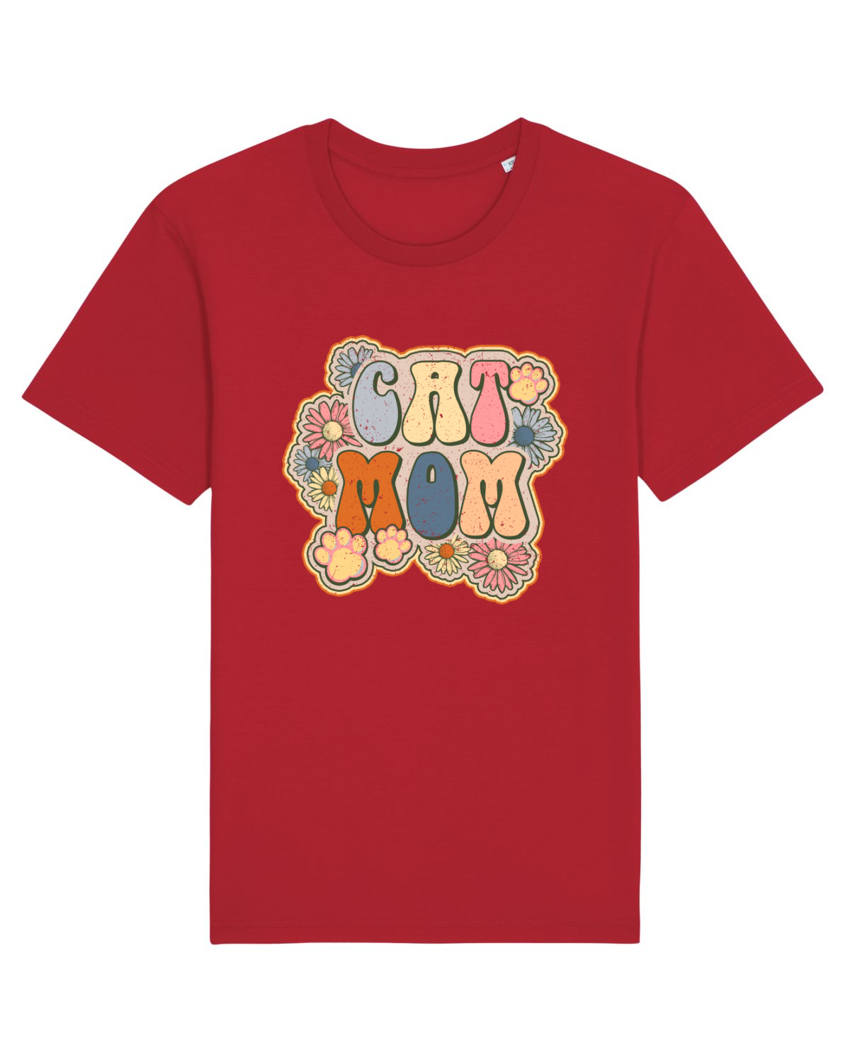 Tricou mânecă scurtă Unisex Rocker Red