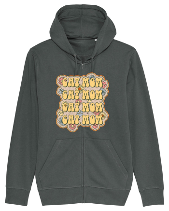 Retro Cat Mom Anthracite