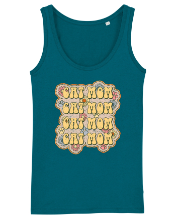 Retro Cat Mom Ocean Depth