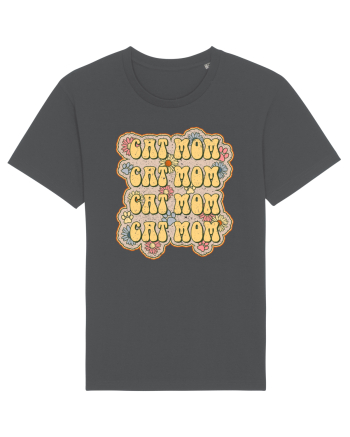 Retro Cat Mom Anthracite