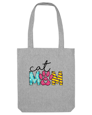 Cat Mom Heather Grey