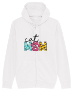 Cat Mom Hanorac cu fermoar Unisex Connector