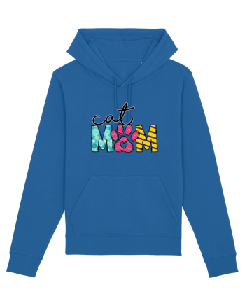 Cat Mom Royal Blue
