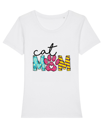 Cat Mom White