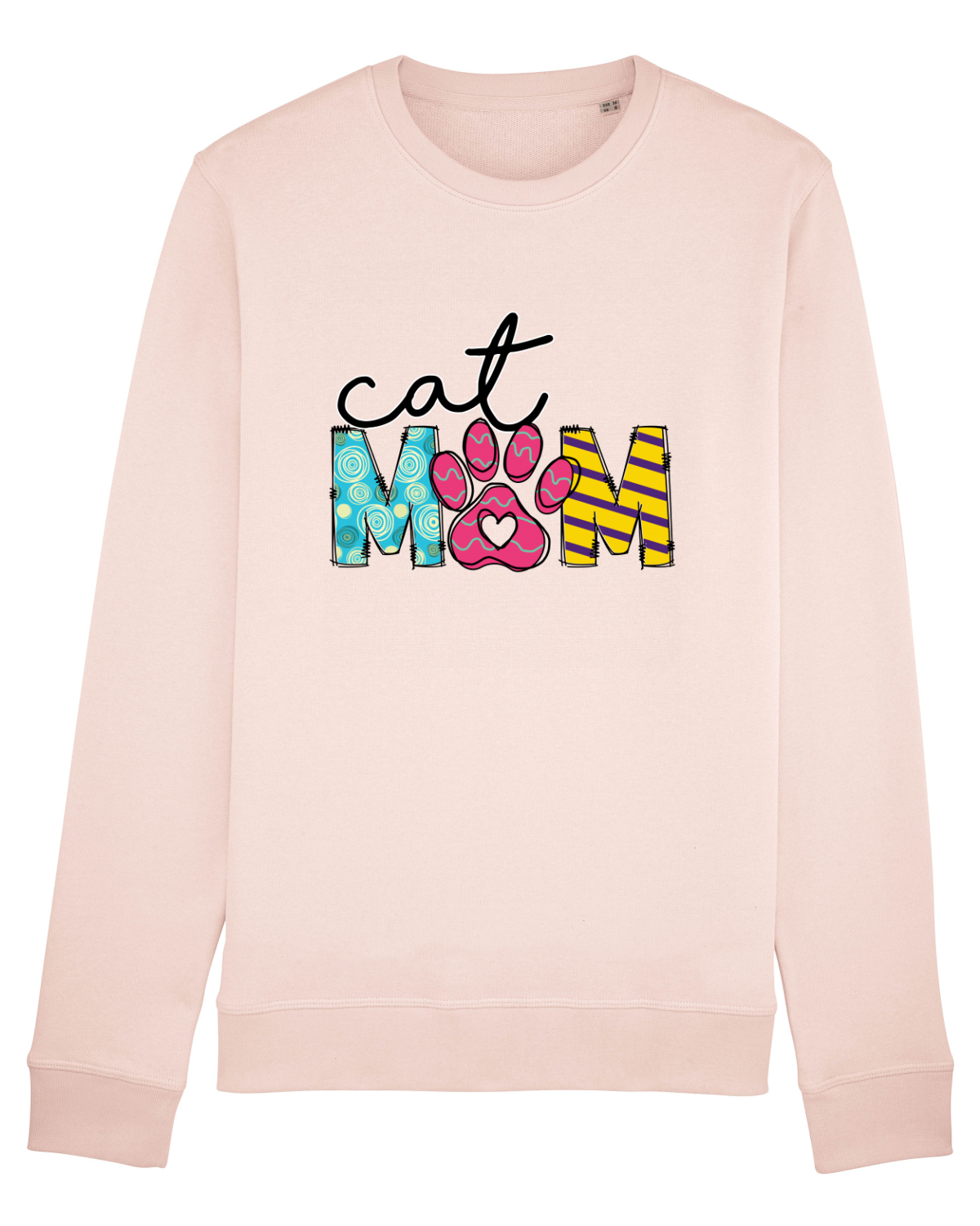 Bluză mânecă lungă Unisex Rise Candy Pink