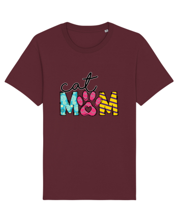 Cat Mom Burgundy