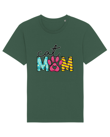 Cat Mom Bottle Green