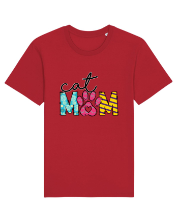Cat Mom Red