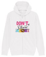 Don't stress meowt Hanorac cu fermoar Unisex Connector