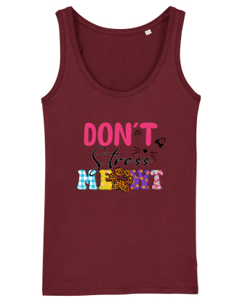 Don't stress meowt Burgundy