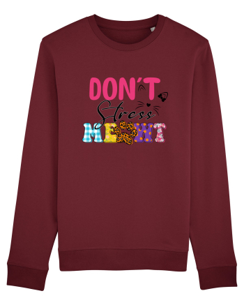 Don't stress meowt Burgundy