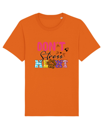 Don't stress meowt Bright Orange