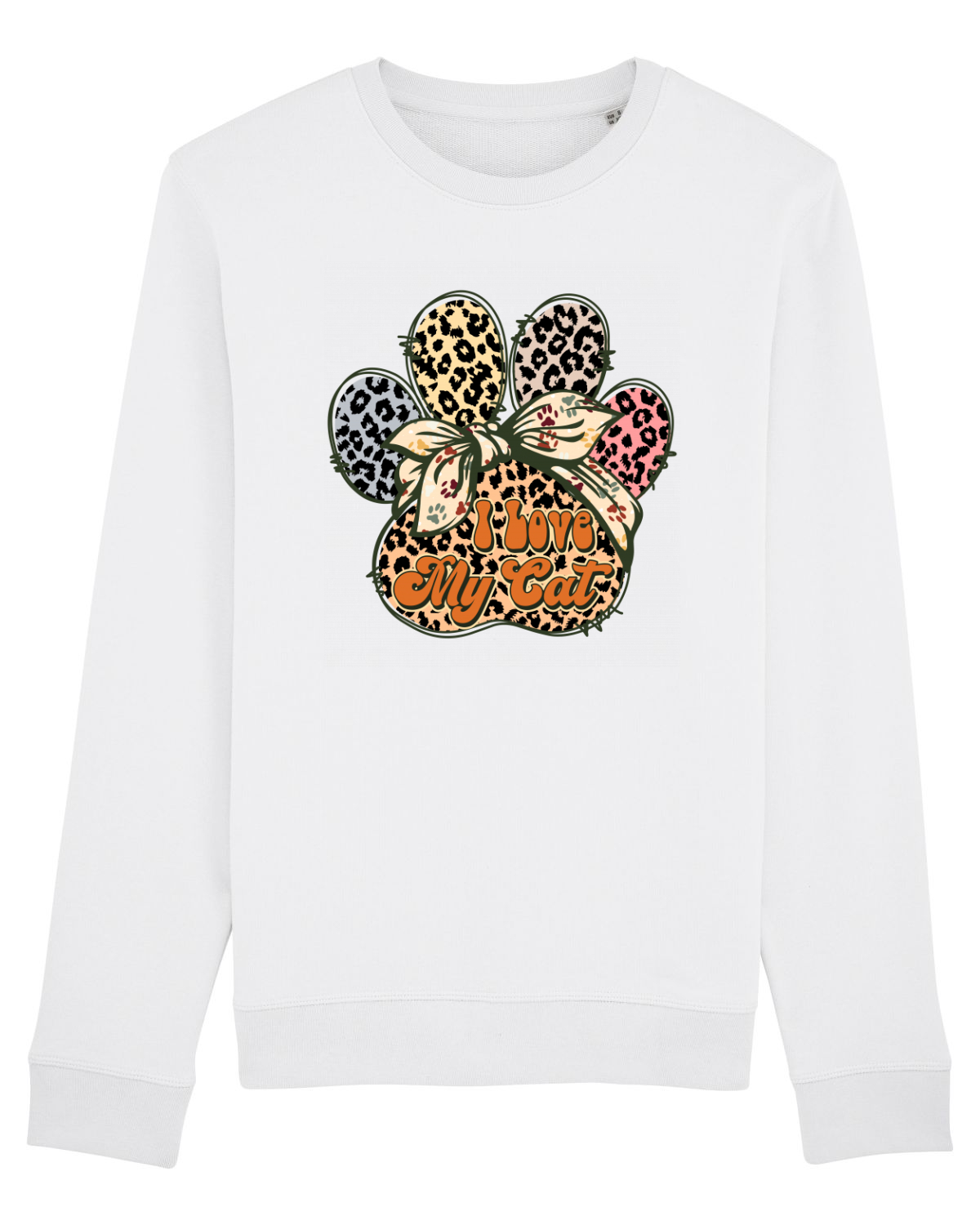 Bluză mânecă lungă Unisex Rise White