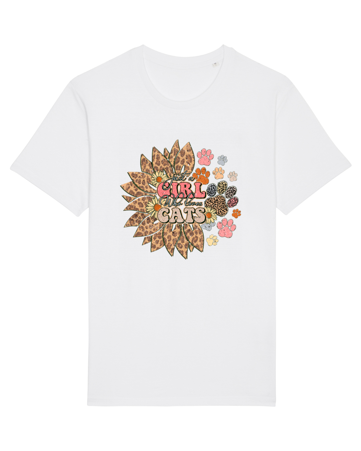 Tricou mânecă scurtă Unisex Rocker White