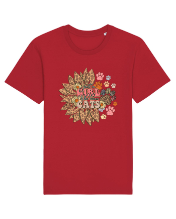 Just a girl who loves cats Red
