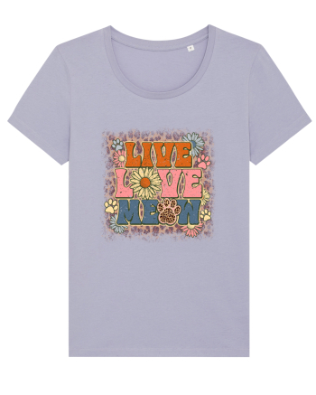 Live Love Meow Lavender