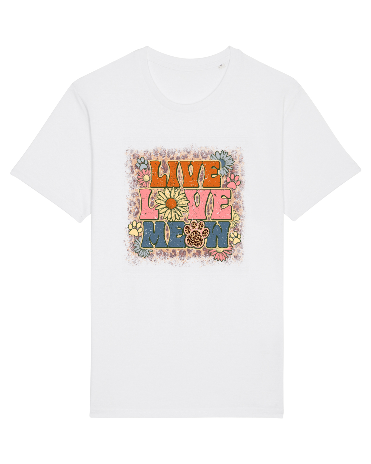 Tricou mânecă scurtă Unisex Rocker White