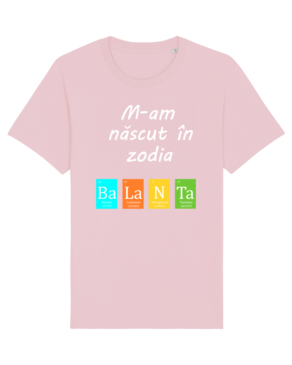 Tricou mânecă scurtă Unisex Rocker Cotton Pink