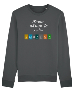 M-am născut în zodia Scorpion Bluză mânecă lungă Unisex Rise