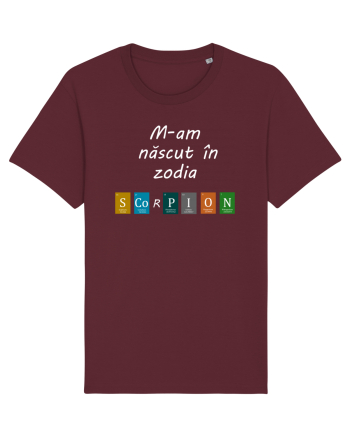 M-am născut în zodia Scorpion Burgundy