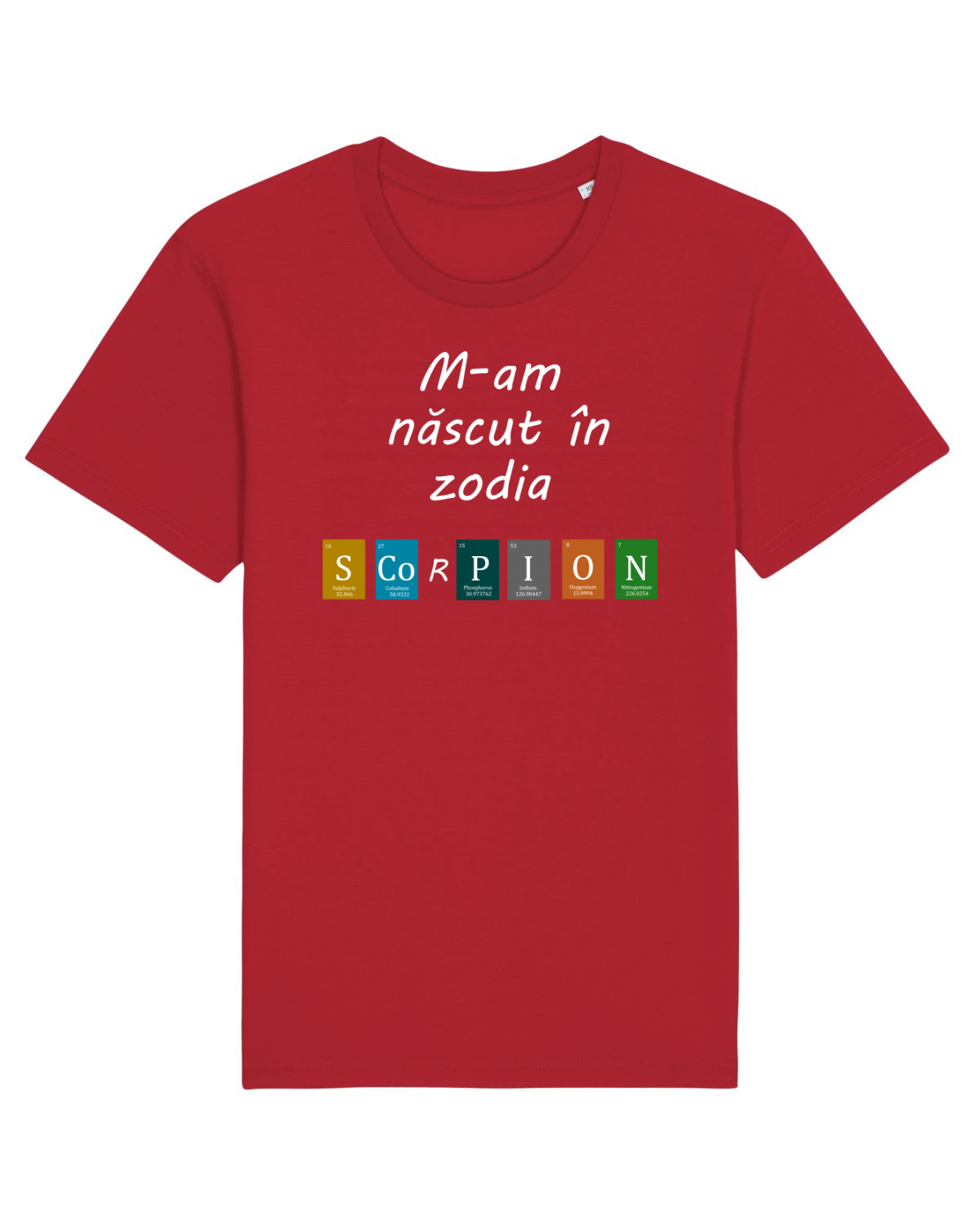 Tricou mânecă scurtă Unisex Rocker Red