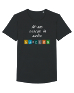 M-am născut în zodia Scorpion Tricou mânecă scurtă guler larg Bărbat Skater