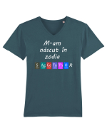 M-am născut în zodia Săgetător Tricou mânecă scurtă guler V Bărbat Presenter