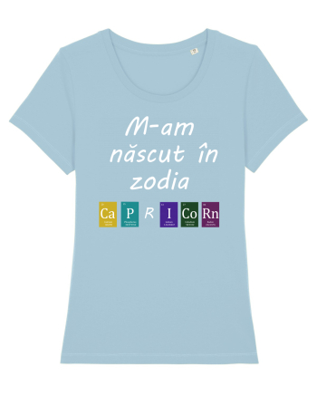 M-am născut în zodia Capricorn Sky Blue