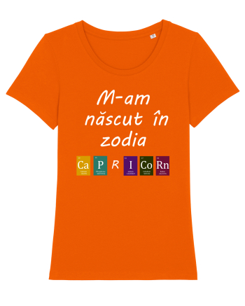 M-am născut în zodia Capricorn Bright Orange