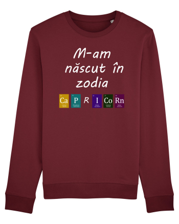 M-am născut în zodia Capricorn Burgundy