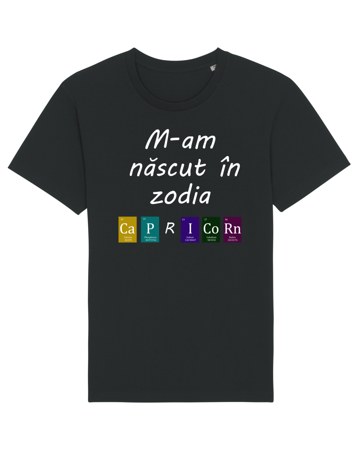 Tricou mânecă scurtă Unisex Rocker Black