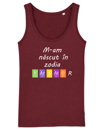 M-am născut în zodia Vărsător Burgundy