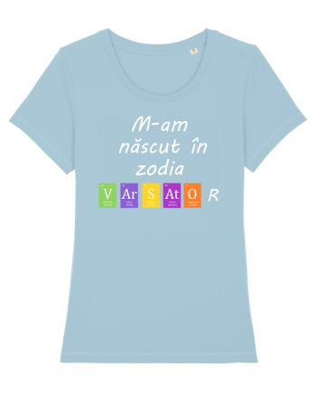 M-am născut în zodia Vărsător Sky Blue