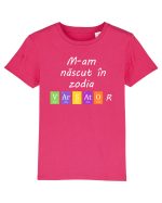 M-am născut în zodia Vărsător Tricou mânecă scurtă  Copii Mini Creator