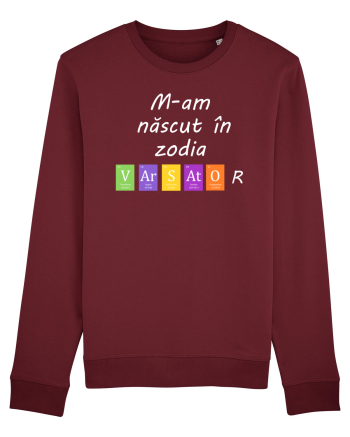 M-am născut în zodia Vărsător Burgundy