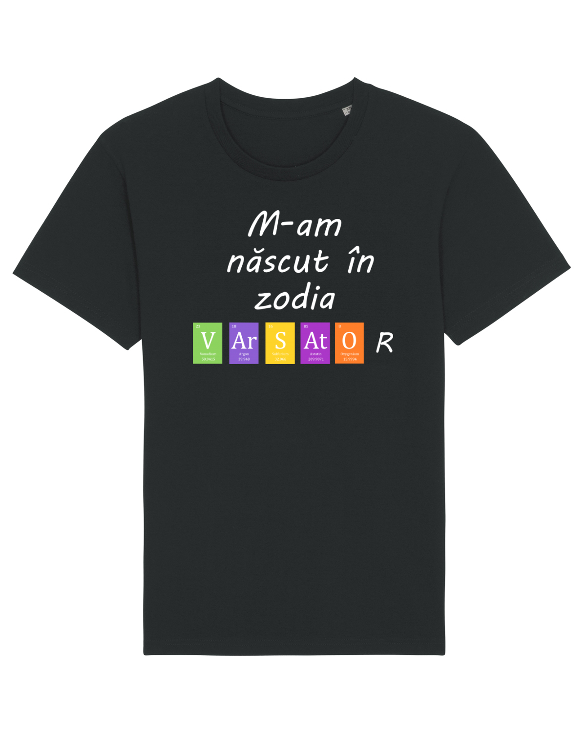 Tricou mânecă scurtă Unisex Rocker Black